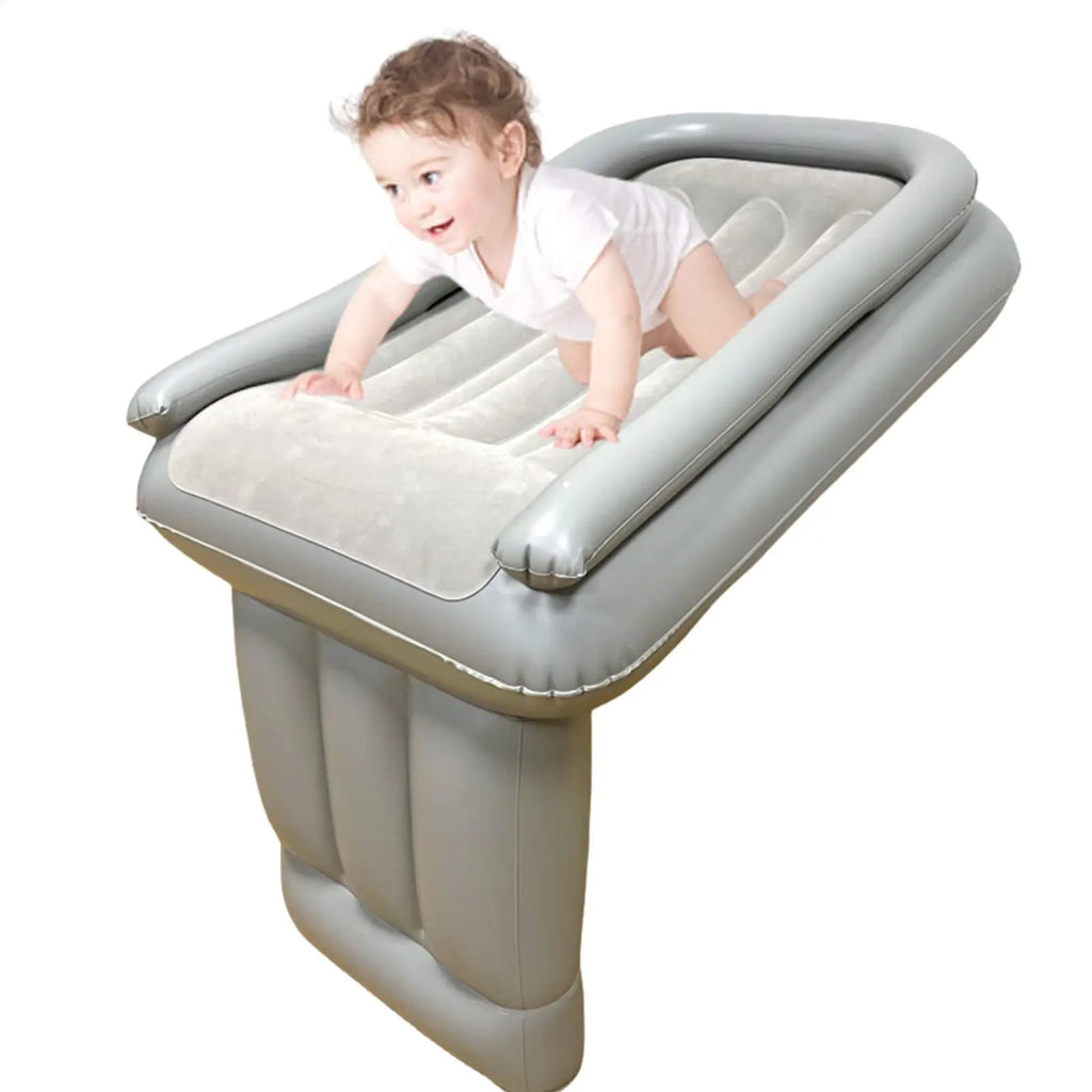 Portable Car Rear Seat Airplane Bed Extender For Toddler Inflatable Airplane Bed Foldable Sleeping Mattress For Car Interior