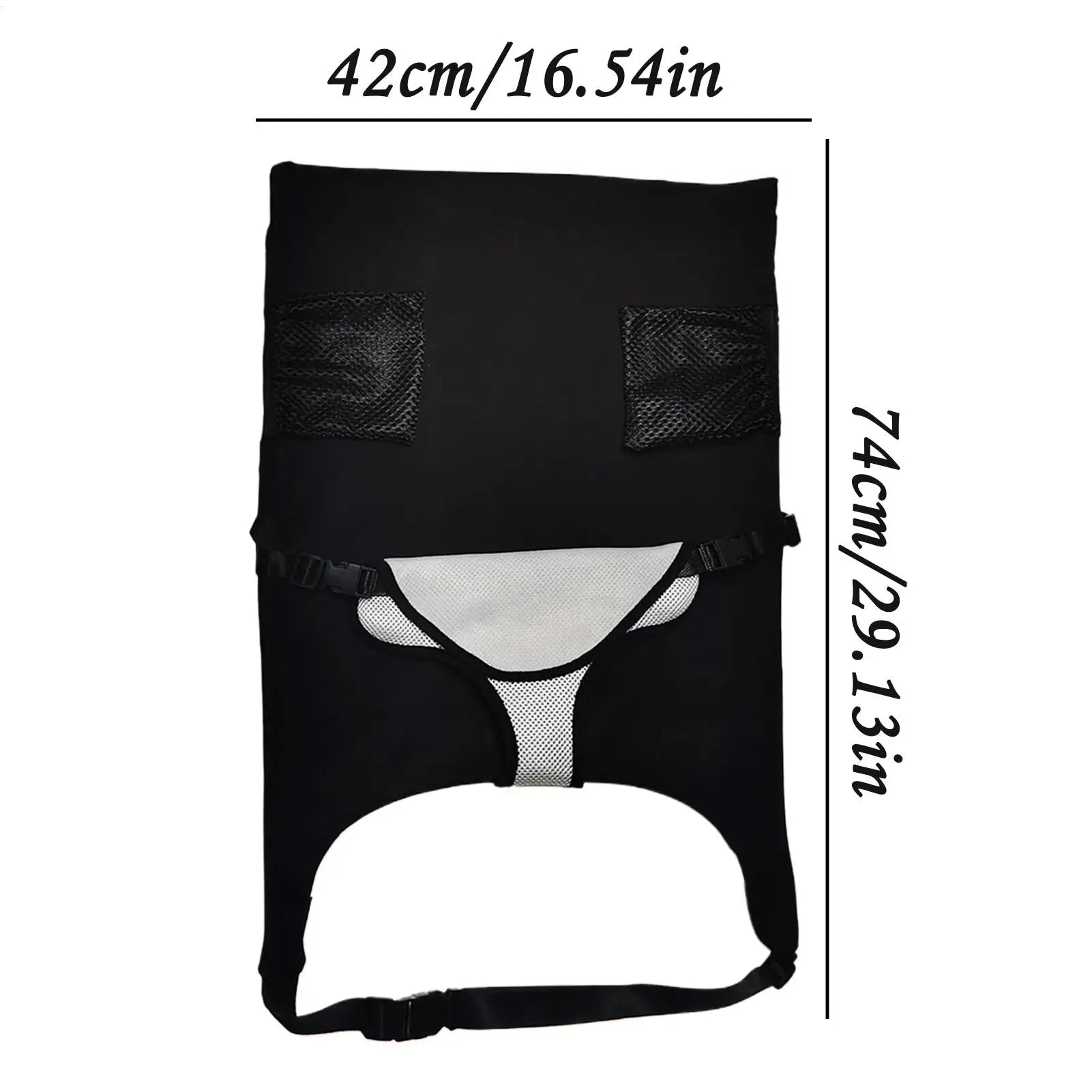 Kids Airplane Seat Extender Polyester Toddler Airplane Bed with Side Pocket Comfort Breathable Travel Foot Rest Hammock